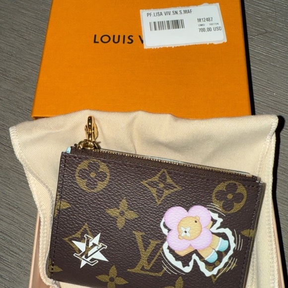 Louis Vuitton Brown Monogram Pouch with Bear Design - Picture 1 of 4